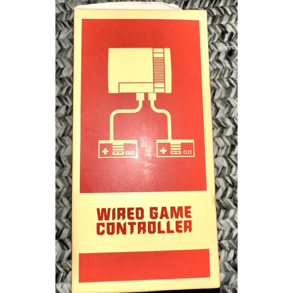 Nintendo Classic Mini NES Wired Game Controller Gray 10ft New